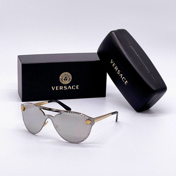 Versace Accessories - Sale! New Versace White Diamond Accent Sunglasses